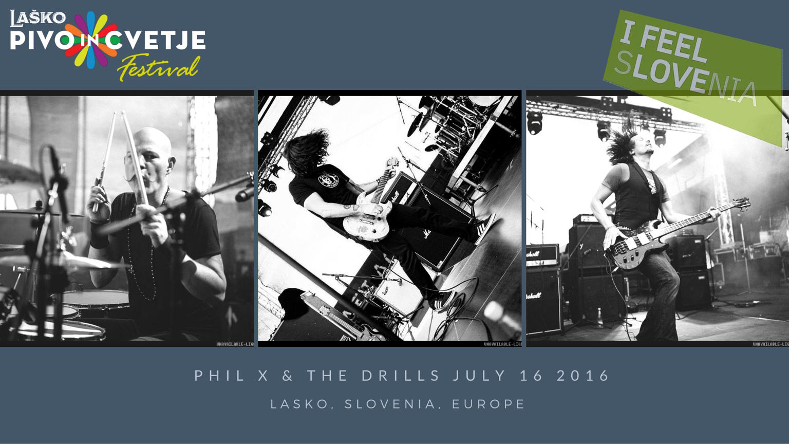 Phil X & The Drills to headline Slovenian Festival July 16th 2016