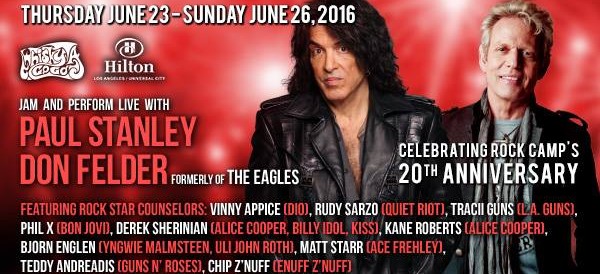 Rock and Roll Fantasy Camp June 23-26th