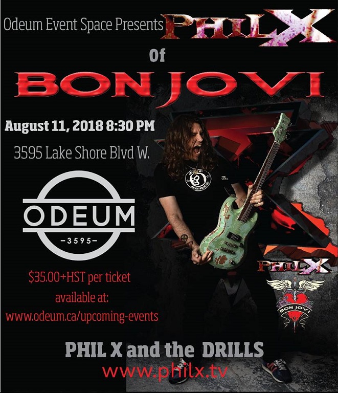 Phil X & The Drills @ Odeum Aug. 11, 2018